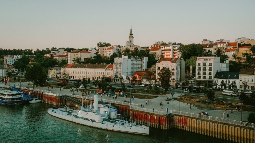 Belgrade skyline — digital nomad hub and remote worker base in Serbia 2026